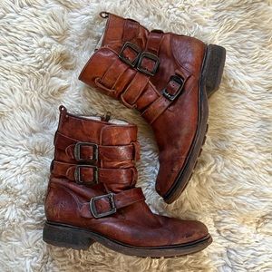 Frye Ankle High Shearling Boot— Valerie, Women’s 9